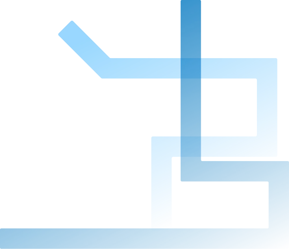 Decorative blue lines background