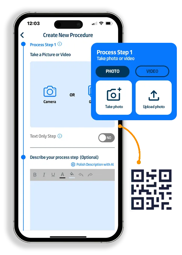 SOP Software on Mobile Device